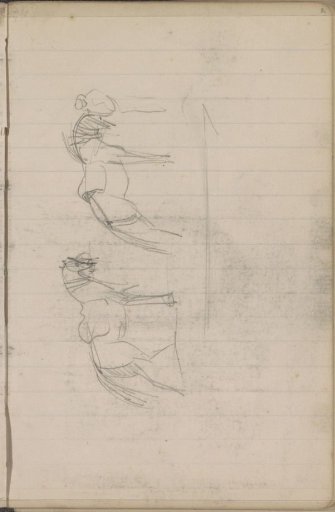 Two saddled horses