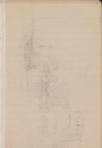 Rubbing of a chalk drawing
