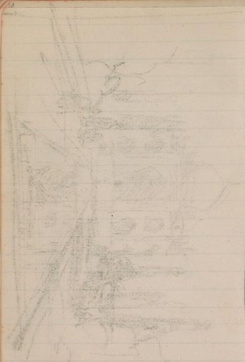 Rubbing of a chalk drawing