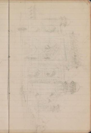 Rubbing of a chalk drawing