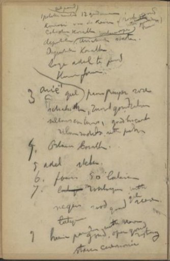 Sheet with notes