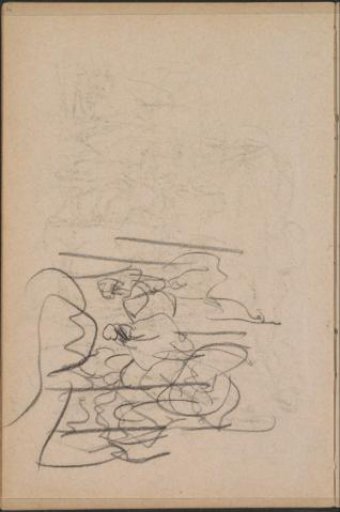 Figures under a canopy