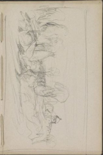Landscape with Trees and a Building with a Dome