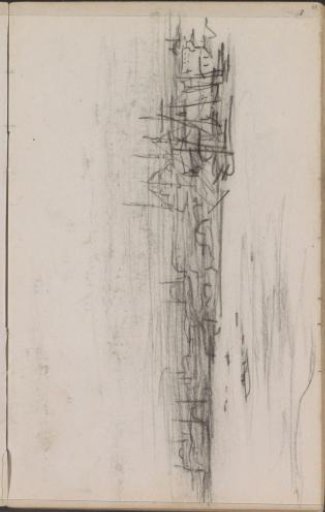 Sailing ship off the coast of Constantinople