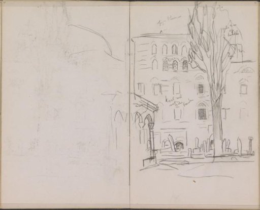 Courtyard with a Tree