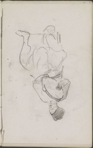 Seated Man with a Tambourine