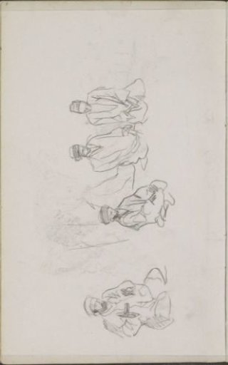 Four seated men in Eastern dress