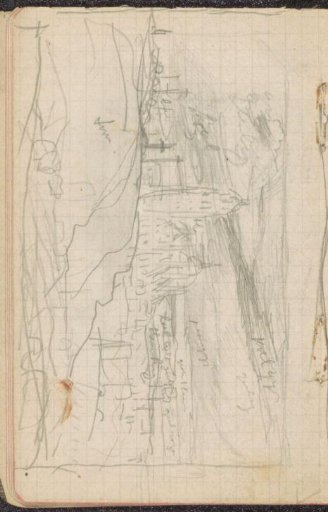 View of a city on a hilltop, possibly Segovia