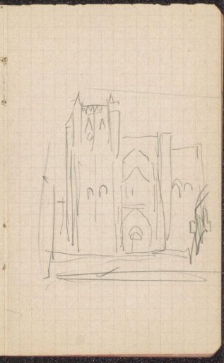Front view of the Cathedral of Ávila