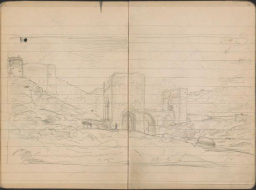 Landscape with the Alcántara Bridge over the Tagus in Toledo