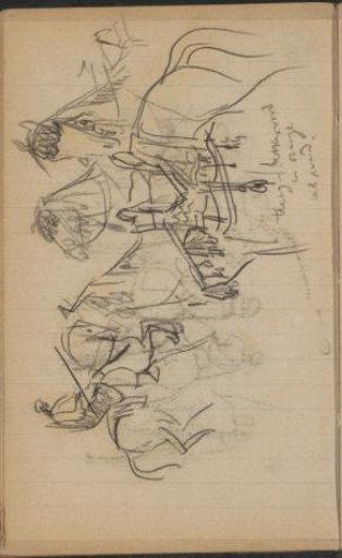 Group of riders with decorated tack