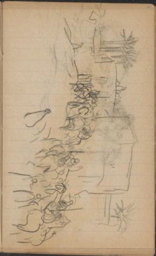 Procession of Figures on a Hill