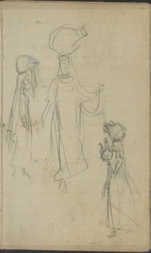 Egyptian Women with Jugs on Their Heads