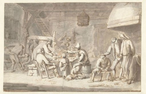 Inn Scene with Card Players