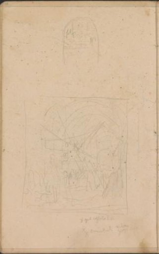 Covered street with figures