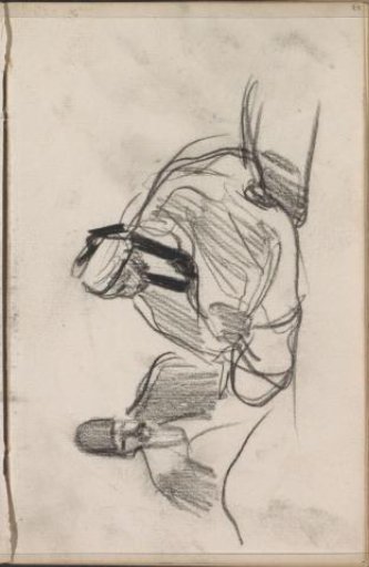 Two Sitting Figures in Oriental Clothing