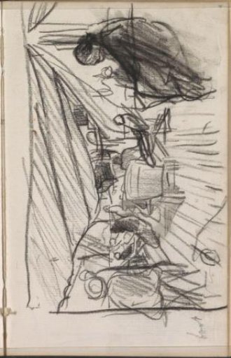Boat with Figures in a Tent