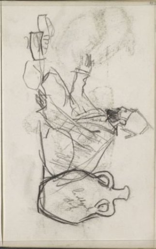 Oriental Man, Seated by a Jug