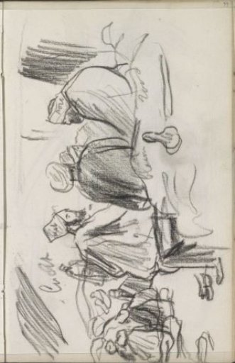 Groups of seated figures in Eastern dress