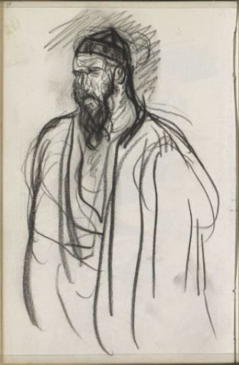 Man in Eastern dress, half-length