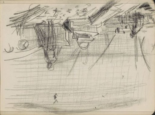 Figure on a Balcony, Overlooking the Nile