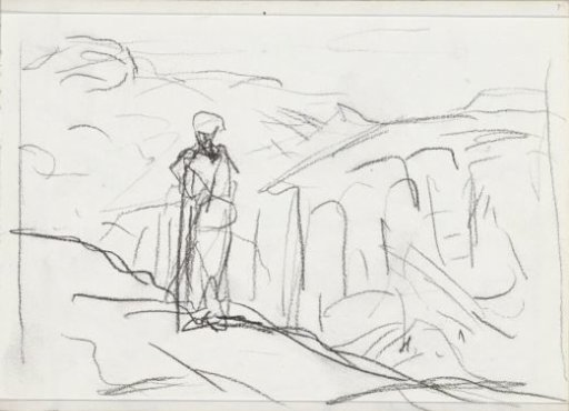 Figure in a Desert Landscape