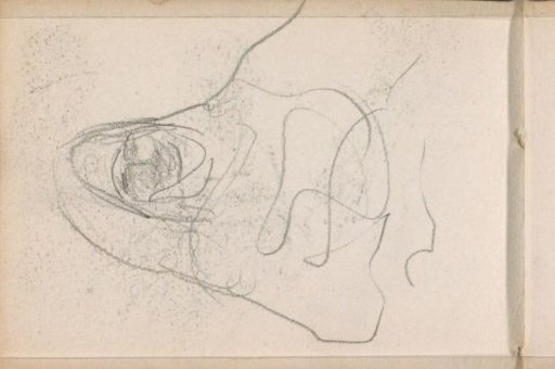 Figure with a headscarf, half-length