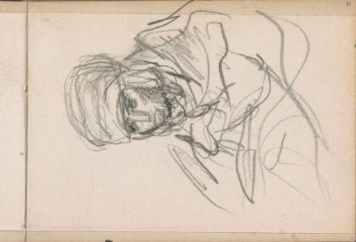 Algerian man with a headscarf, seen from the front