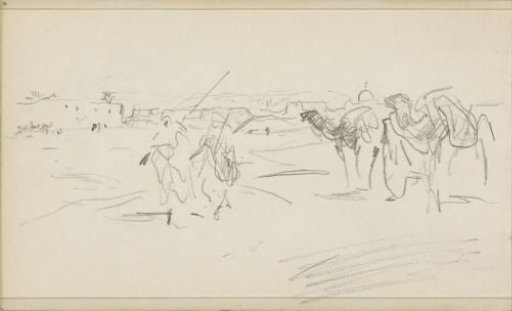 Caravan in a Desert Landscape
