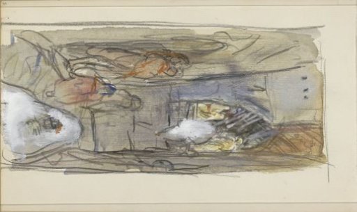 Alley with figures in Biskra