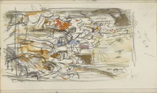Street with figures in Biskra