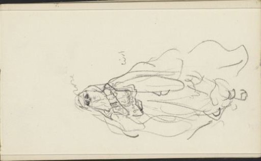 Veiled Algerian woman, seen from the front
