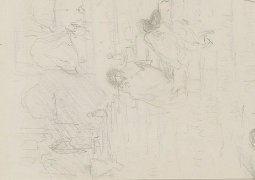 Indians on a staircase