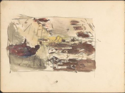 Figures on a temple steps