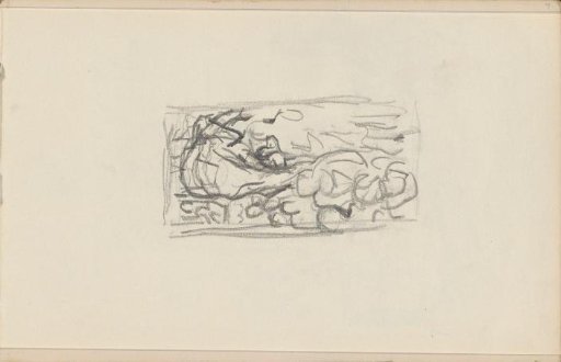 Figures beside an elephant