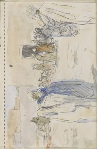 Street with Figures at a House
