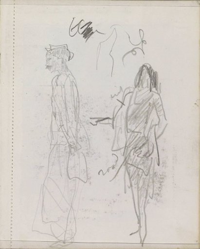 Indians, seen from the front and from the side
