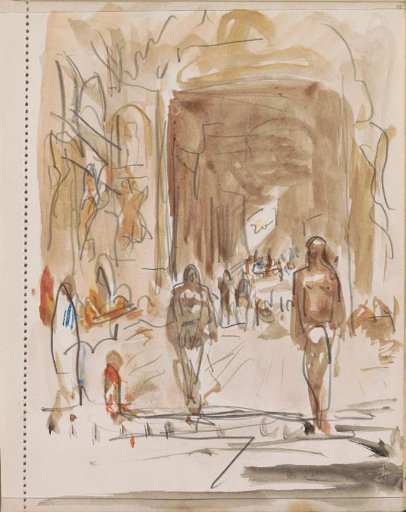 Indians in a temple