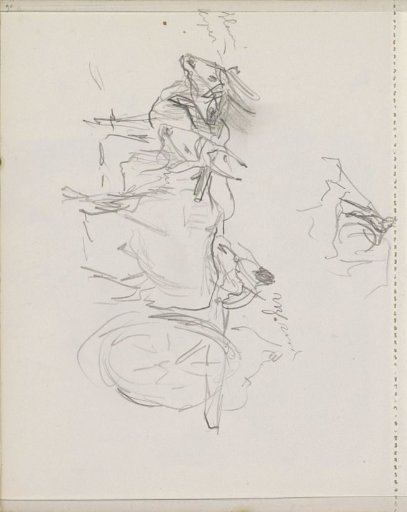 Figure on an ox-cart