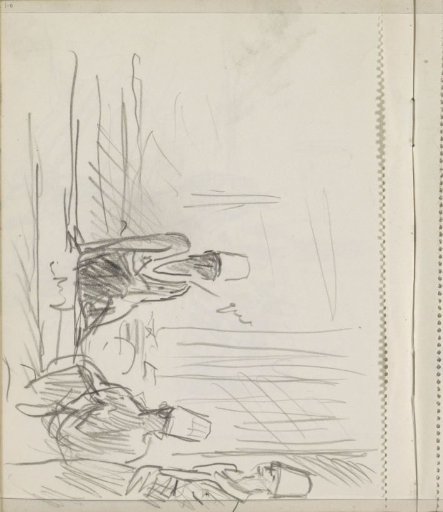 Three Men with Fezzes in an Interior