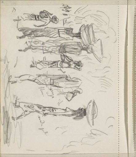 Indonesians walking in a group