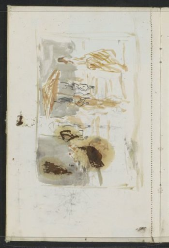 Street with a Figure Holding an Umbrella