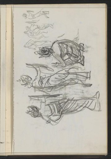 Two groups of dancing serimpies
