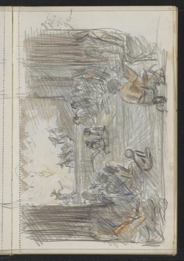 Spectators at a stage where a performance is taking place