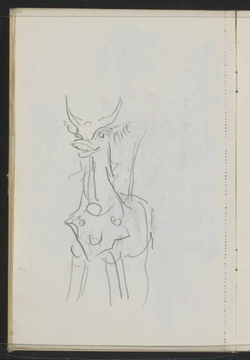 Ornate image of a bull