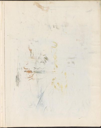 Cast of a chalk drawing