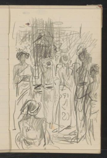 Standing Indonesian women, seen from behind