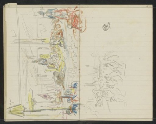 Palace interior with figures bowing before the Sultan of Djokja