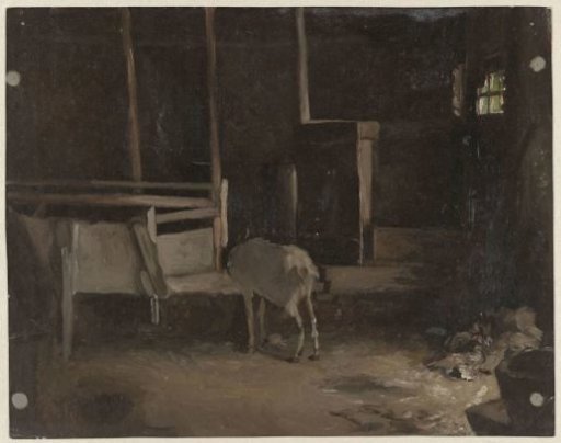 Kid in a stable