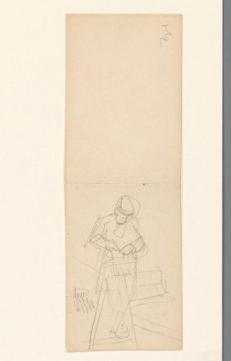 Study of a standing man